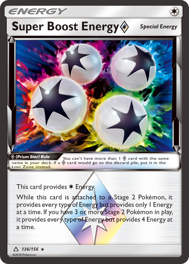 Super Boost Energy ◇, 136/156