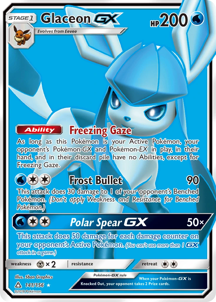 Glaceon-GX, 141/156