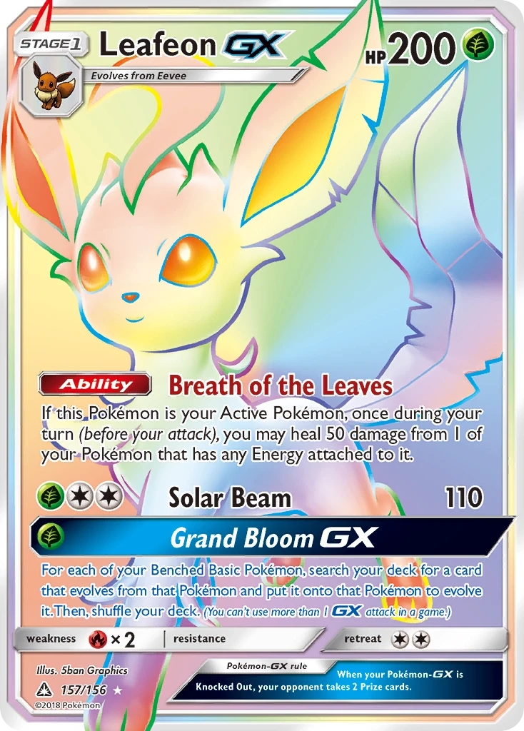 Leafeon-GX, 157/156
