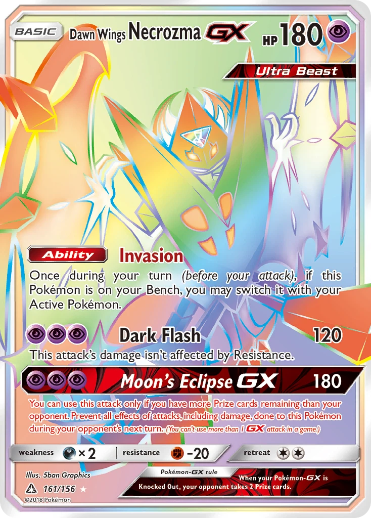 Dawn Wings Necrozma-GX, 161/156