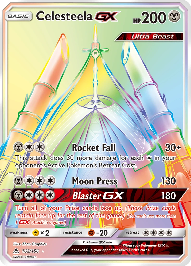 Celesteela-GX, 162/156