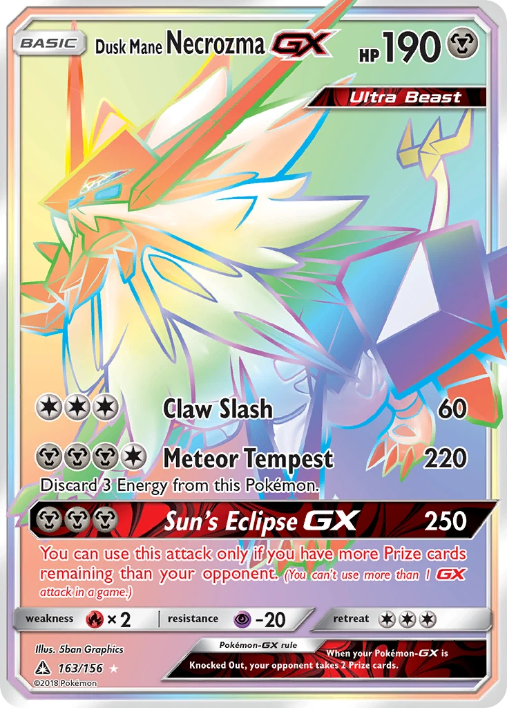 Dusk Mane Necrozma-GX, 163/156
