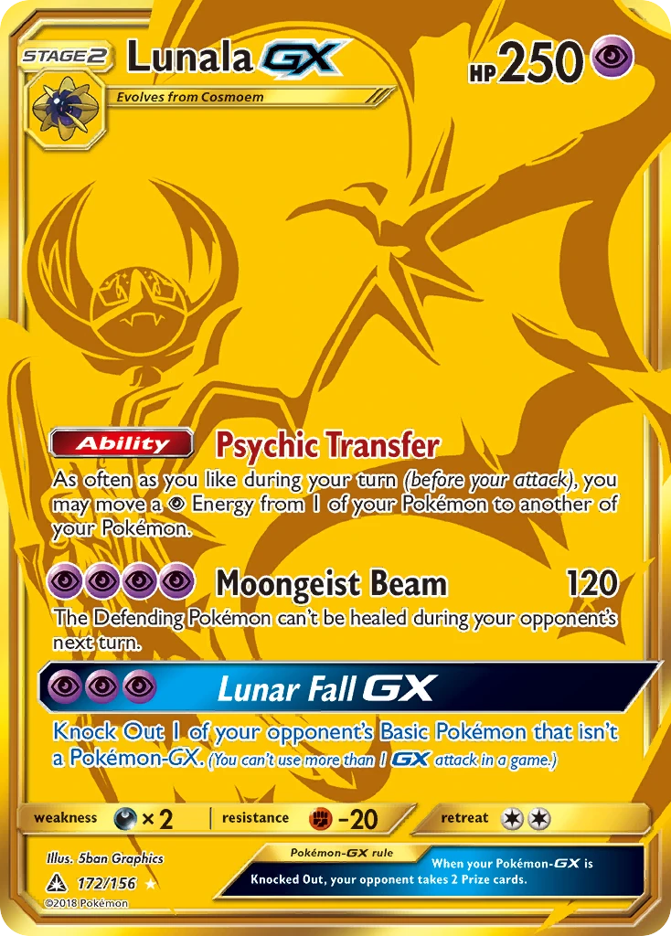 Lunala-GX, 172/156