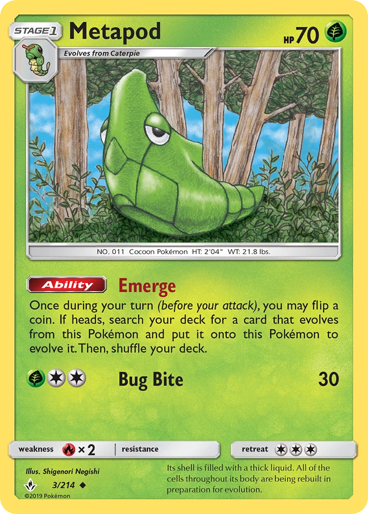 Metapod, 003/214