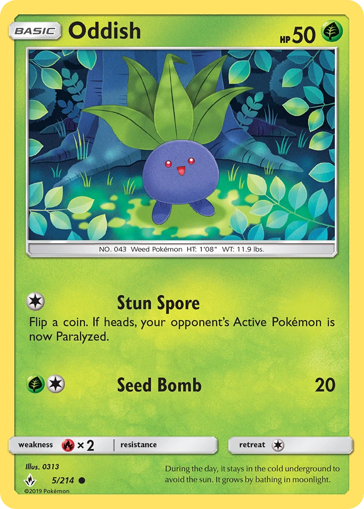Oddish, 005/214