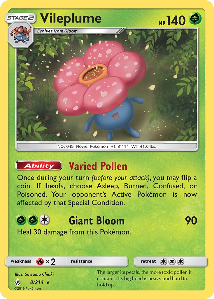 Vileplume, 008/214