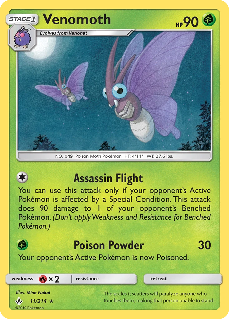 Venomoth, 011/214