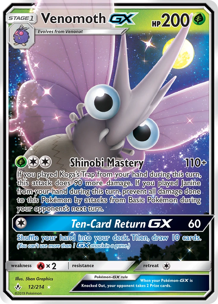 Venomoth-GX, 012/214