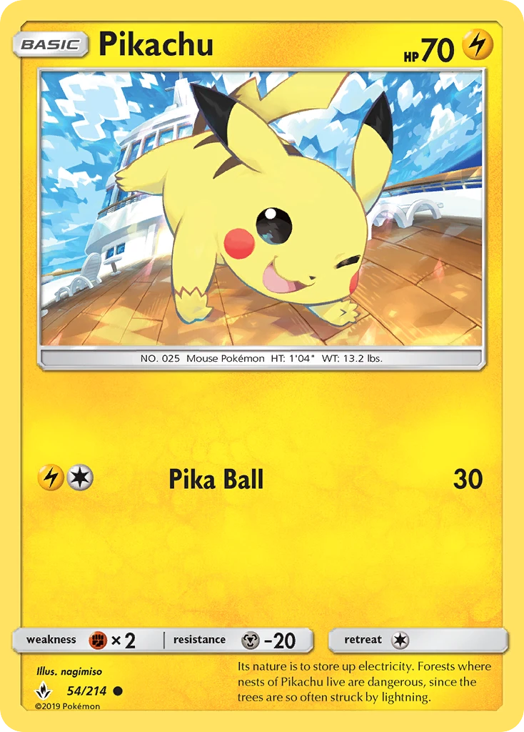 Pikachu, 054/214