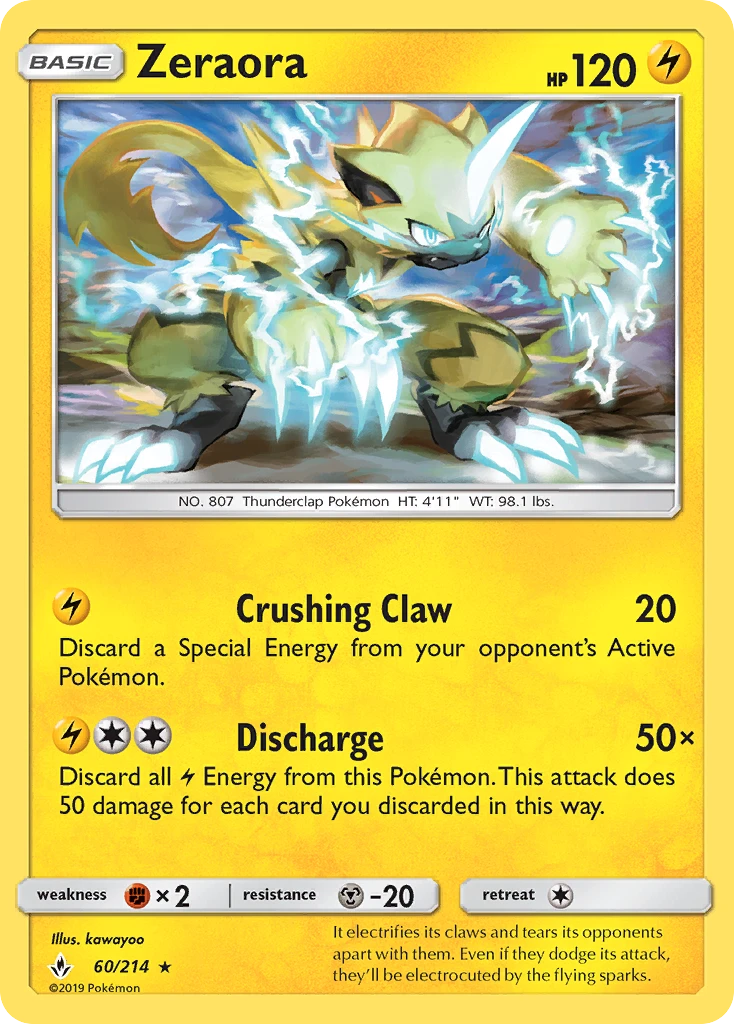 Zeraora, 060/214