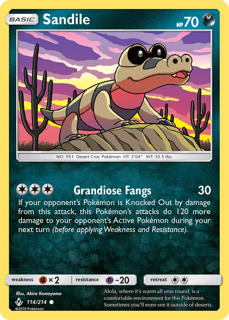Sandile, 114/214