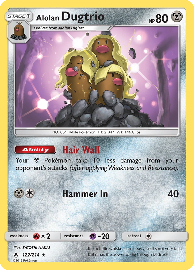 Alolan Dugtrio, 122/214