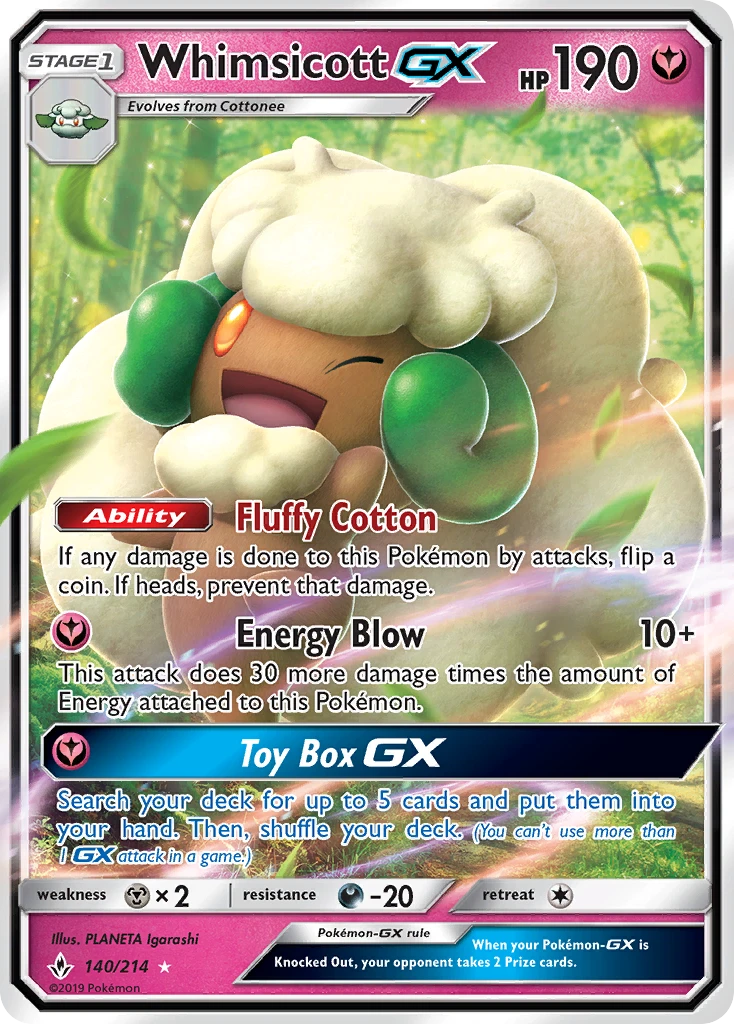 Whimsicott-GX, 140/214