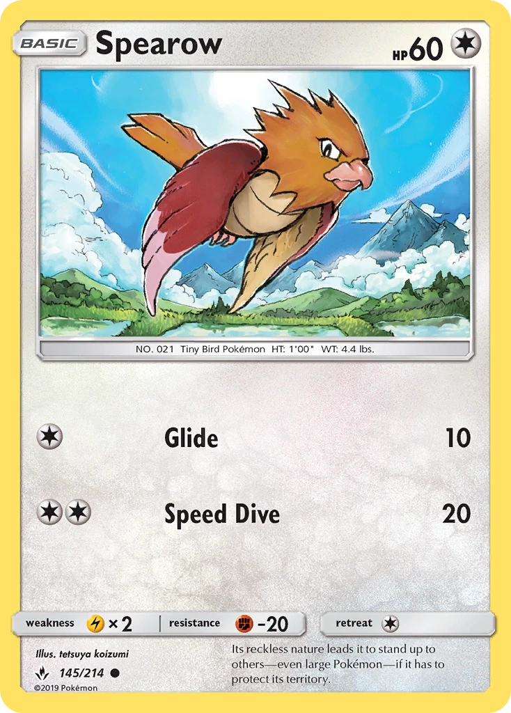 Spearow, 145/214