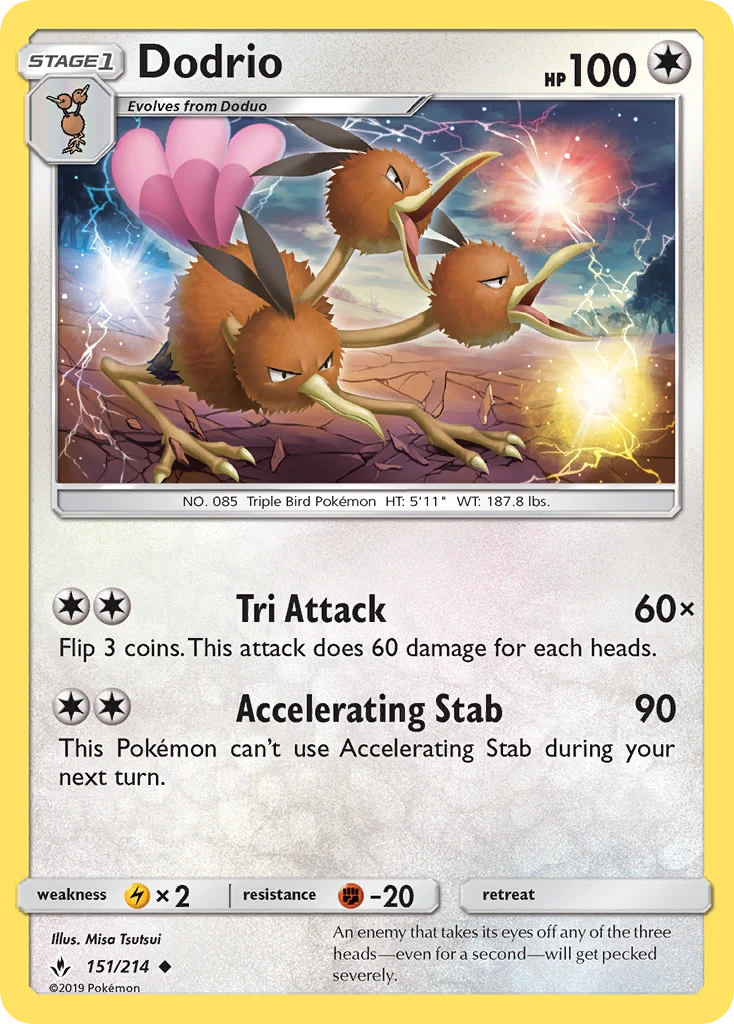 Dodrio, 151/214