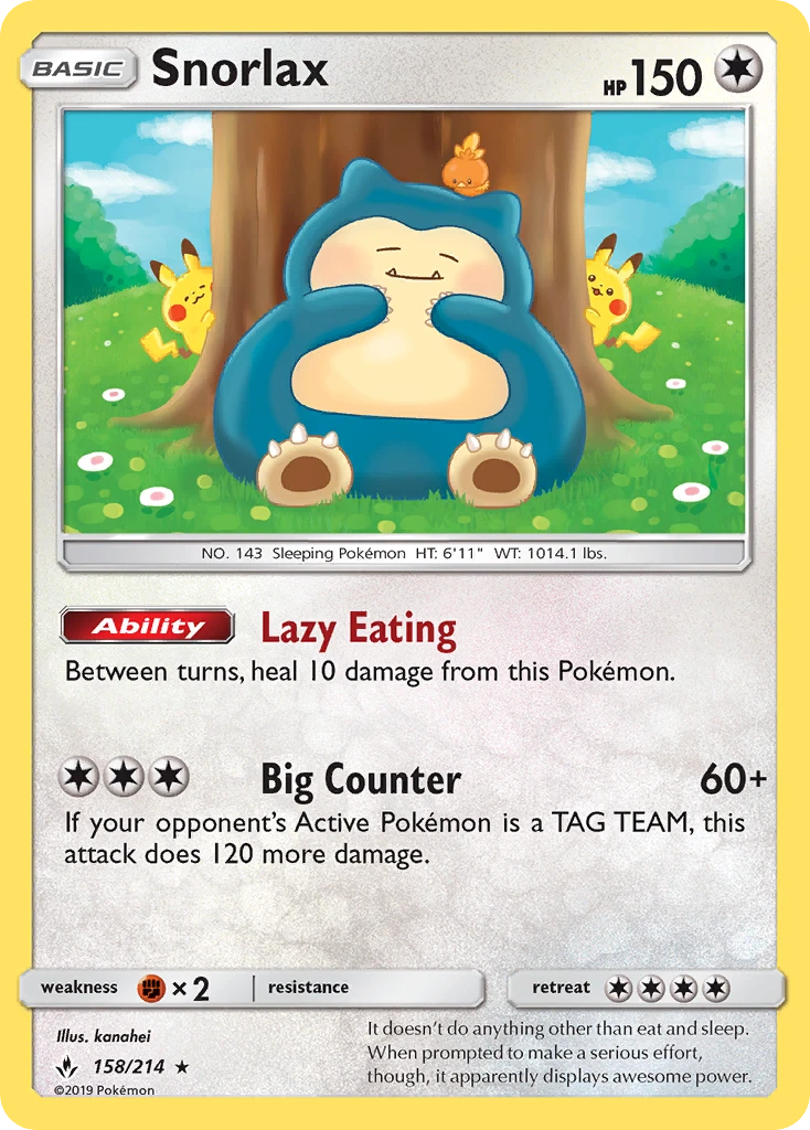 Snorlax, 158/214