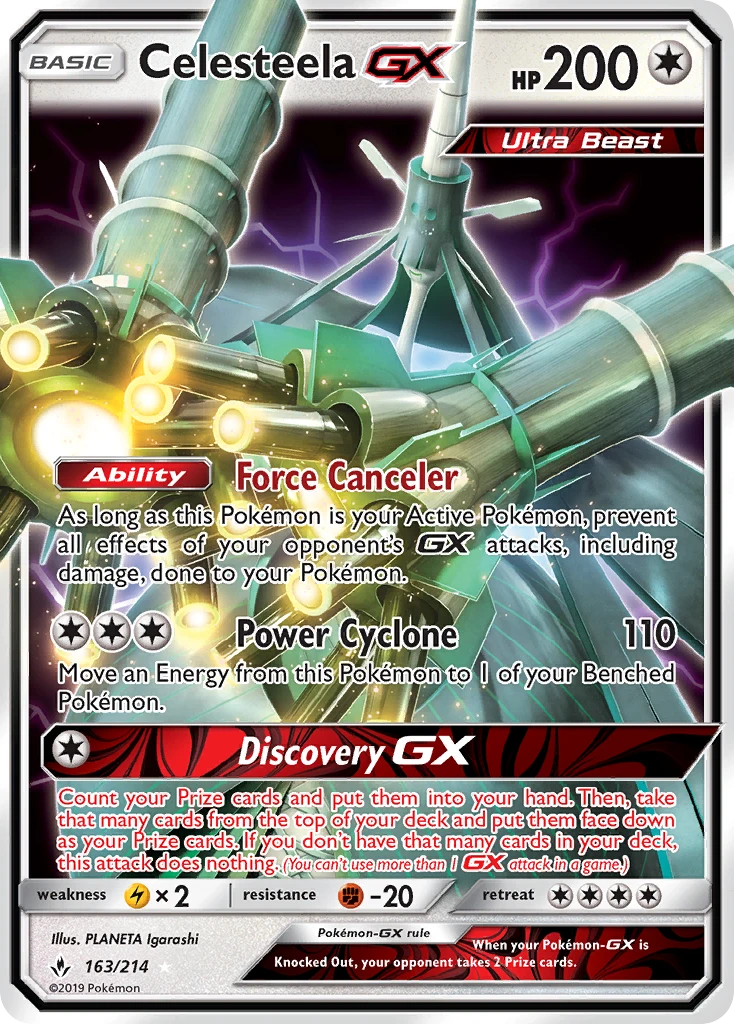 Celesteela-GX, 163/214