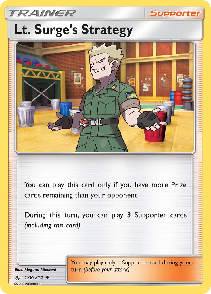 Lt. Surge's Strategy, 178/214