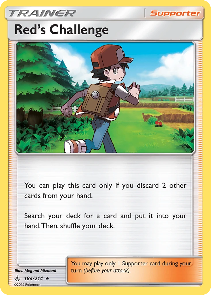 Red's Challenge, 184/214