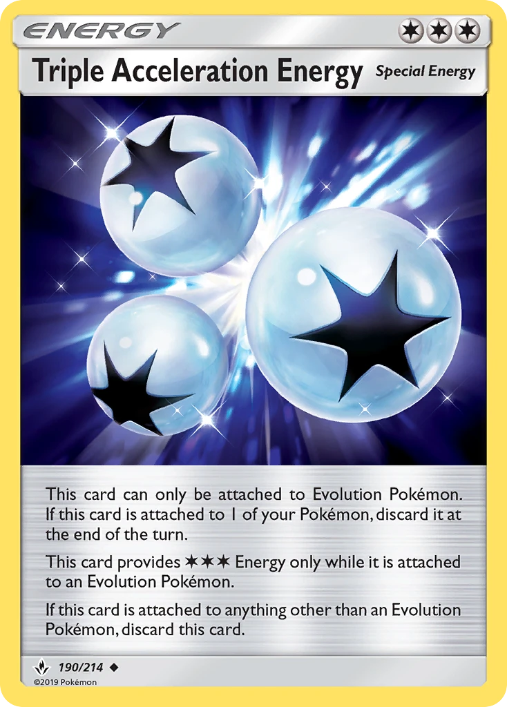 Triple Acceleration Energy, 190/214