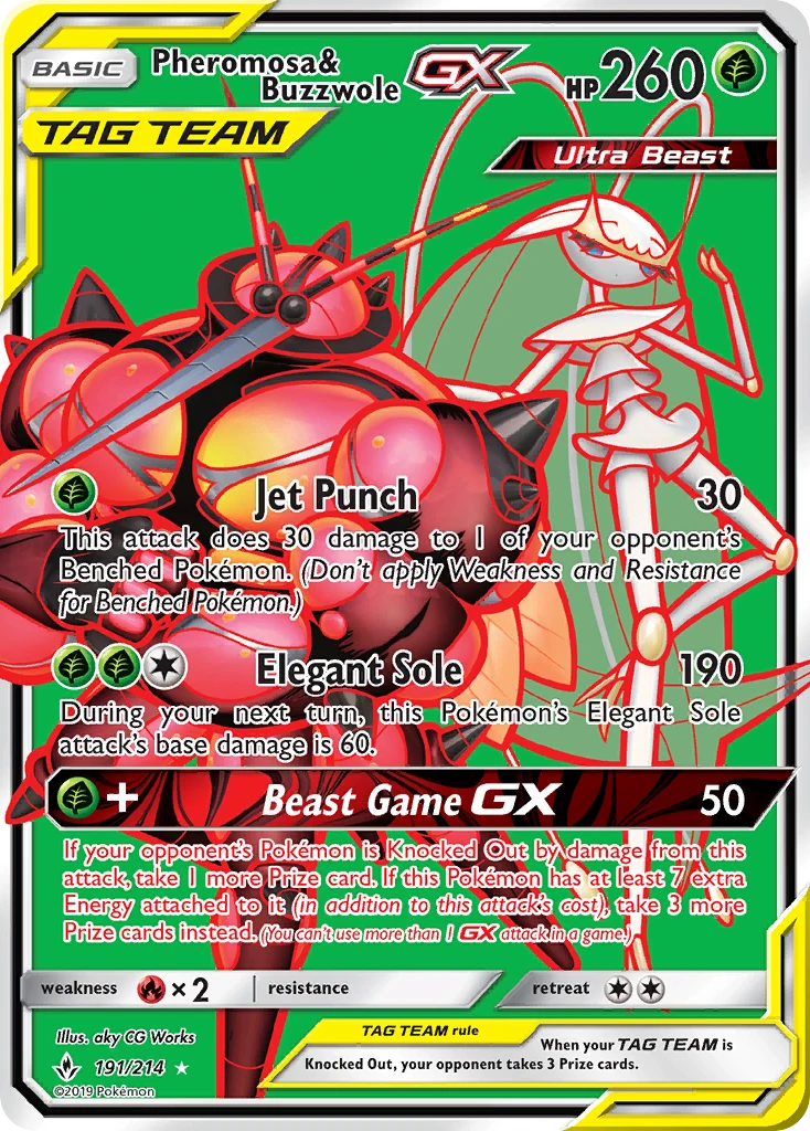 Pheromosa & Buzzwole-GX, 191/214
