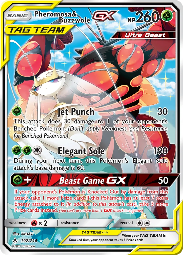 Pheromosa & Buzzwole-GX, 192/214