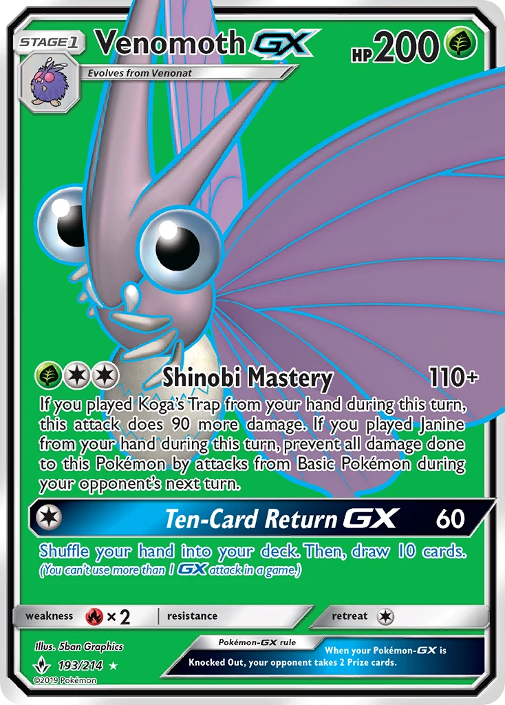 Venomoth-GX, 193/214
