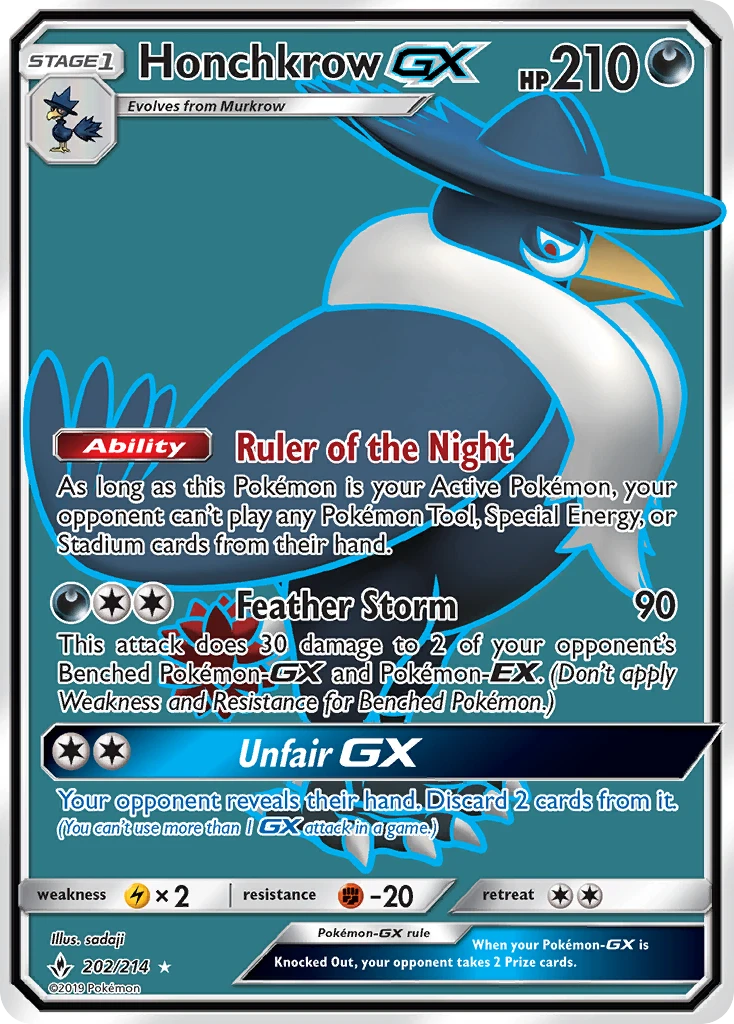 Honchkrow-GX, 202/214