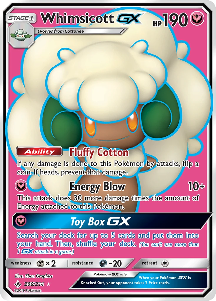 Whimsicott-GX, 206/214