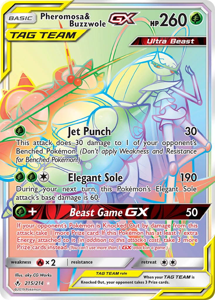 Pheromosa & Buzzwole-GX, 215/214