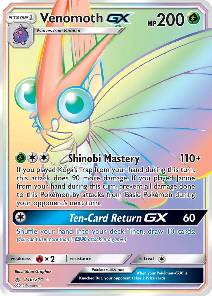 Venomoth-GX, 216/214
