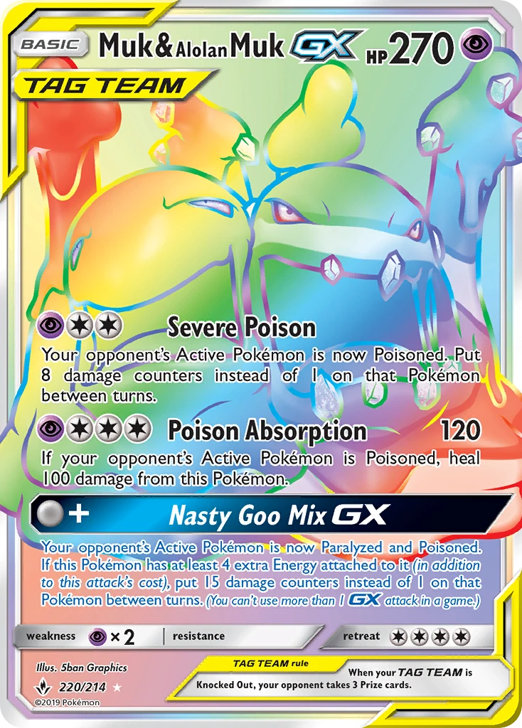 Muk & Alolan Muk-GX, 220/214