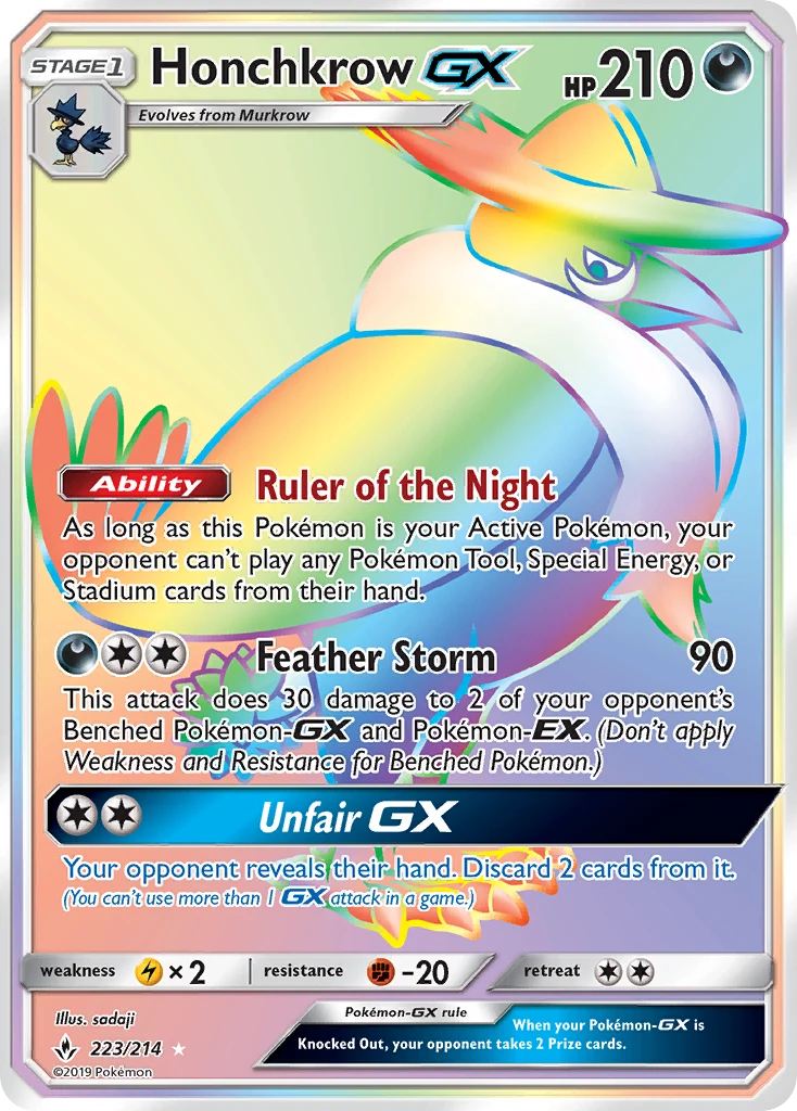 Honchkrow-GX, 223/214