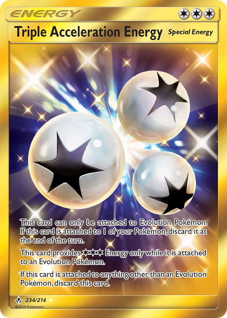 Triple Acceleration Energy, 234/214