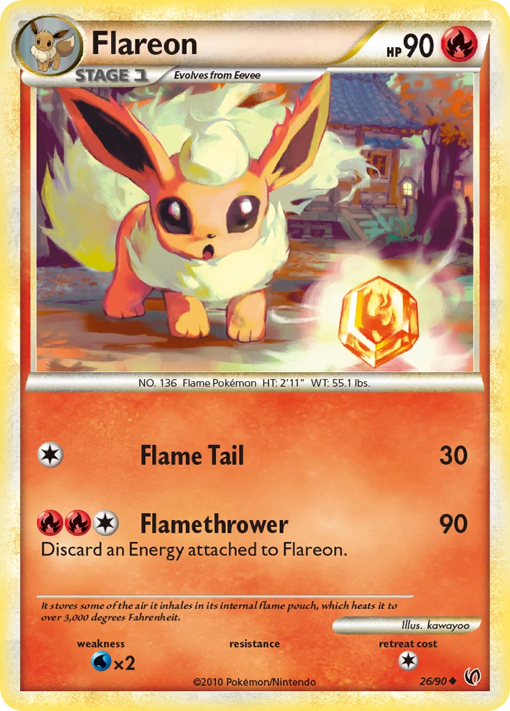 Flareon, 026/090