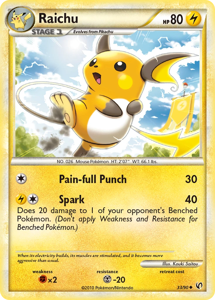 Raichu, 033/090