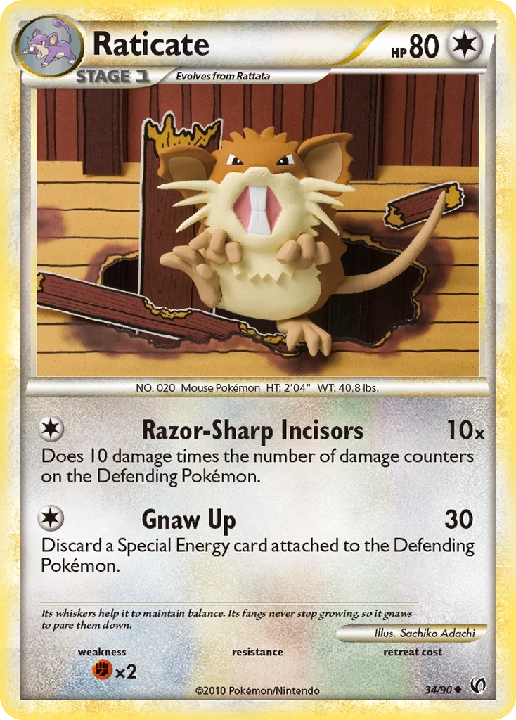 Raticate, 034/090