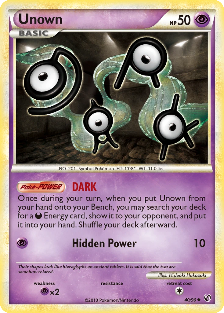 Unown, 040/090