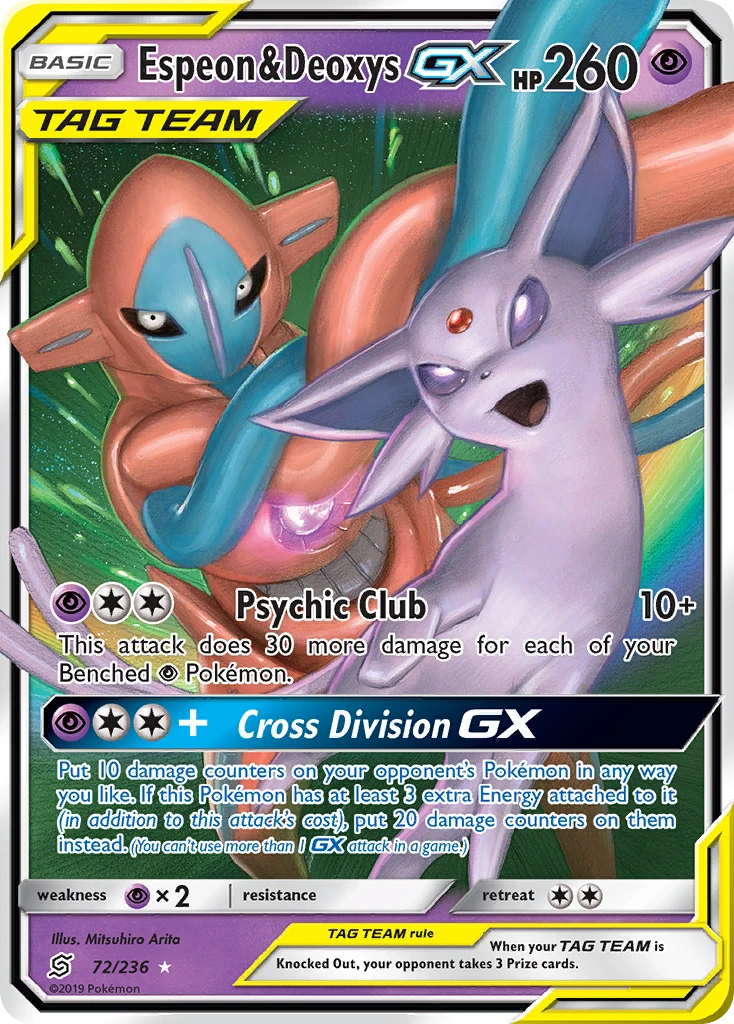 Espeon & Deoxys-GX, 072/236