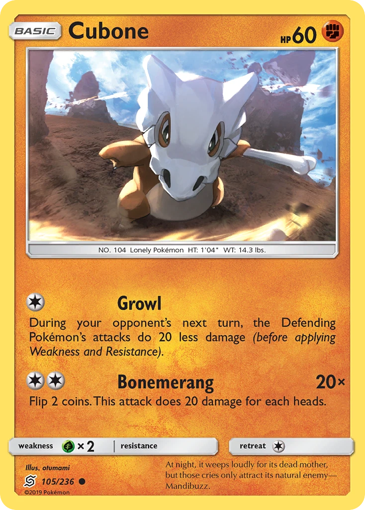Cubone, 105/236