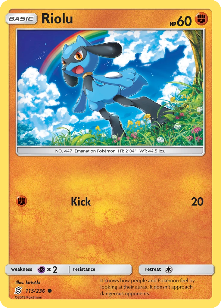 Riolu, 115/236