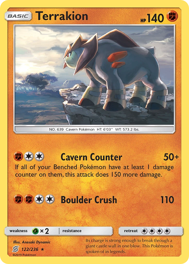 Terrakion, 122/236