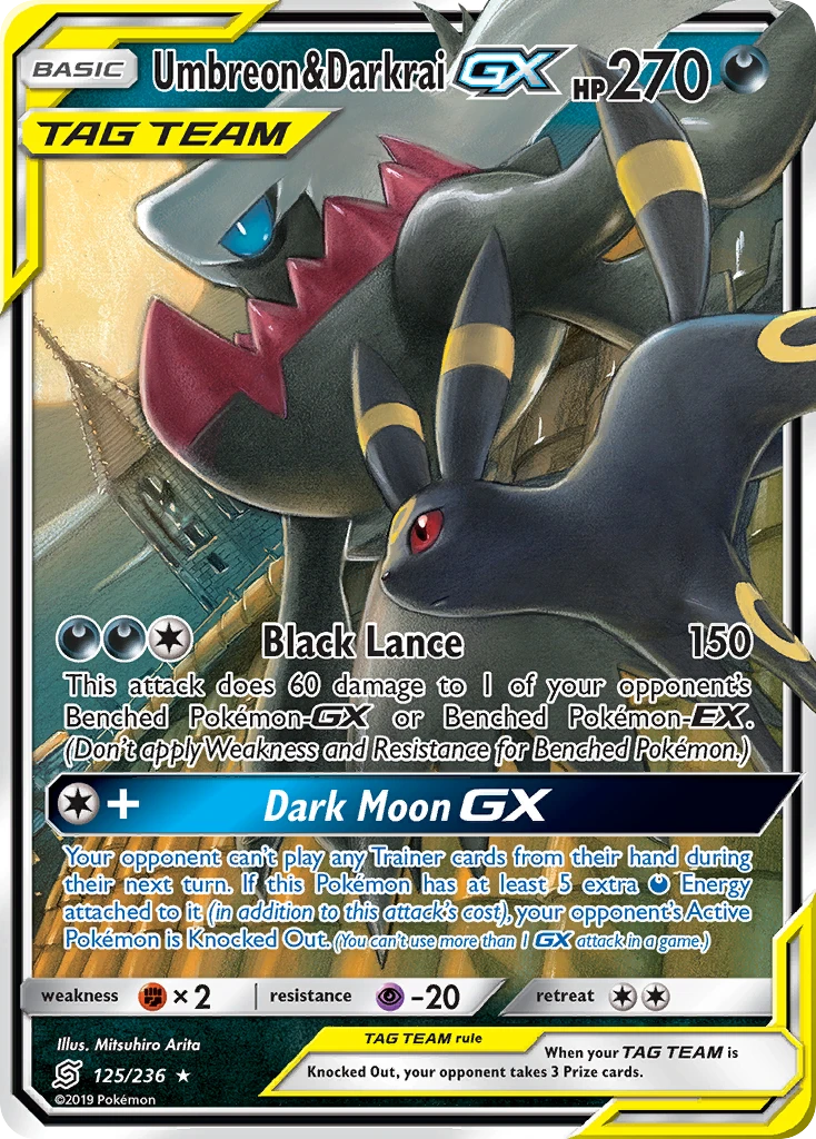 Umbreon & Darkrai-GX, 125/236