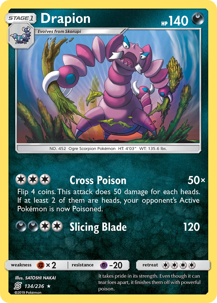 Drapion, 134/236