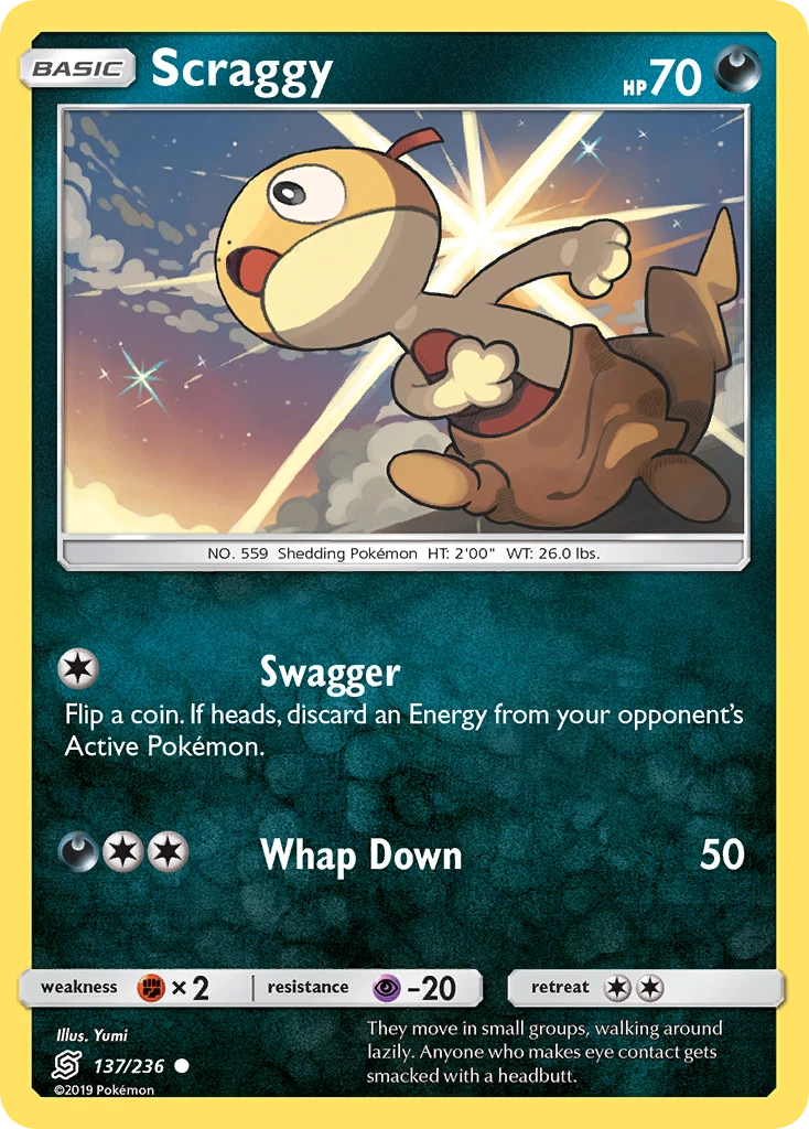 Scraggy, 137/236