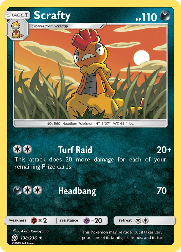Scrafty, 138/236