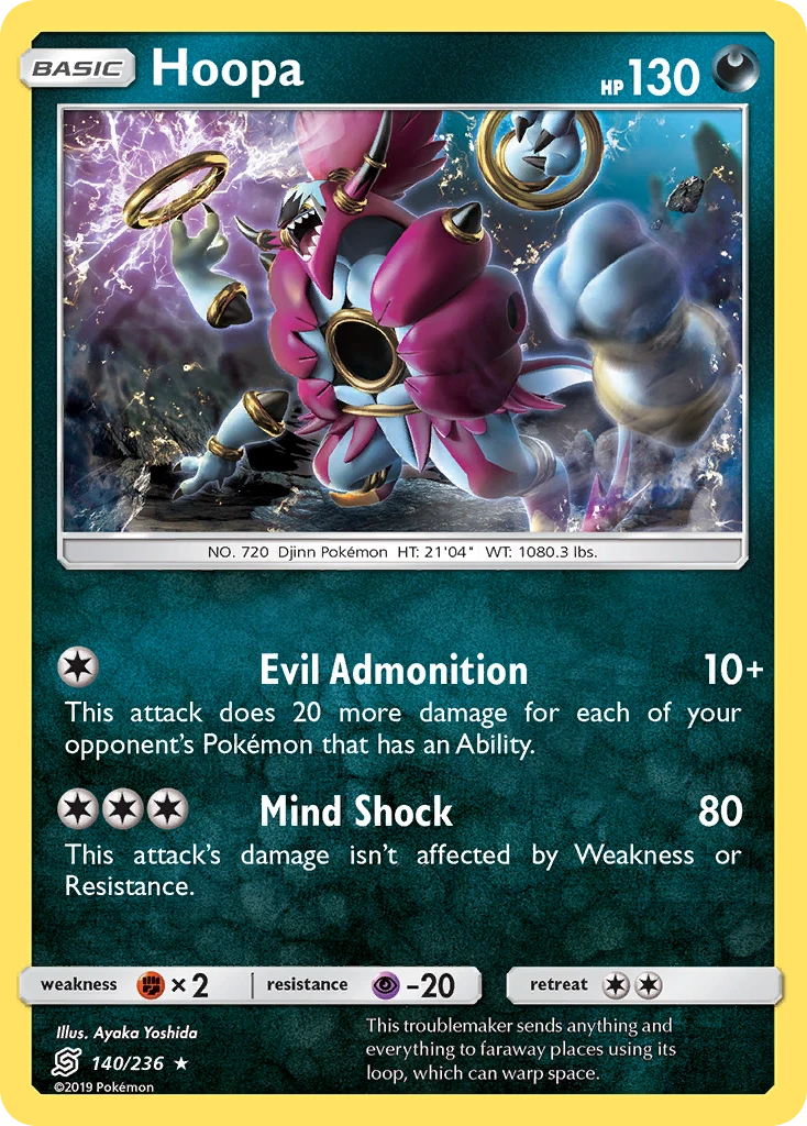 Hoopa, 140/236