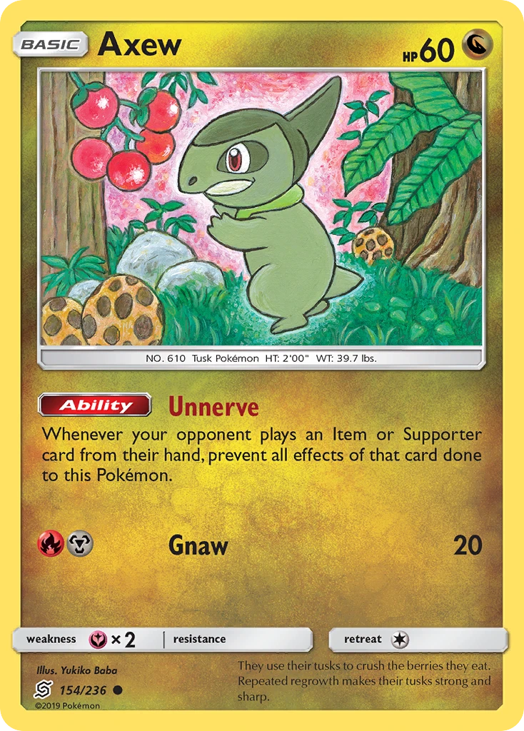 Axew, 154/236