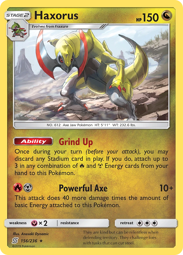 Haxorus, 156/236