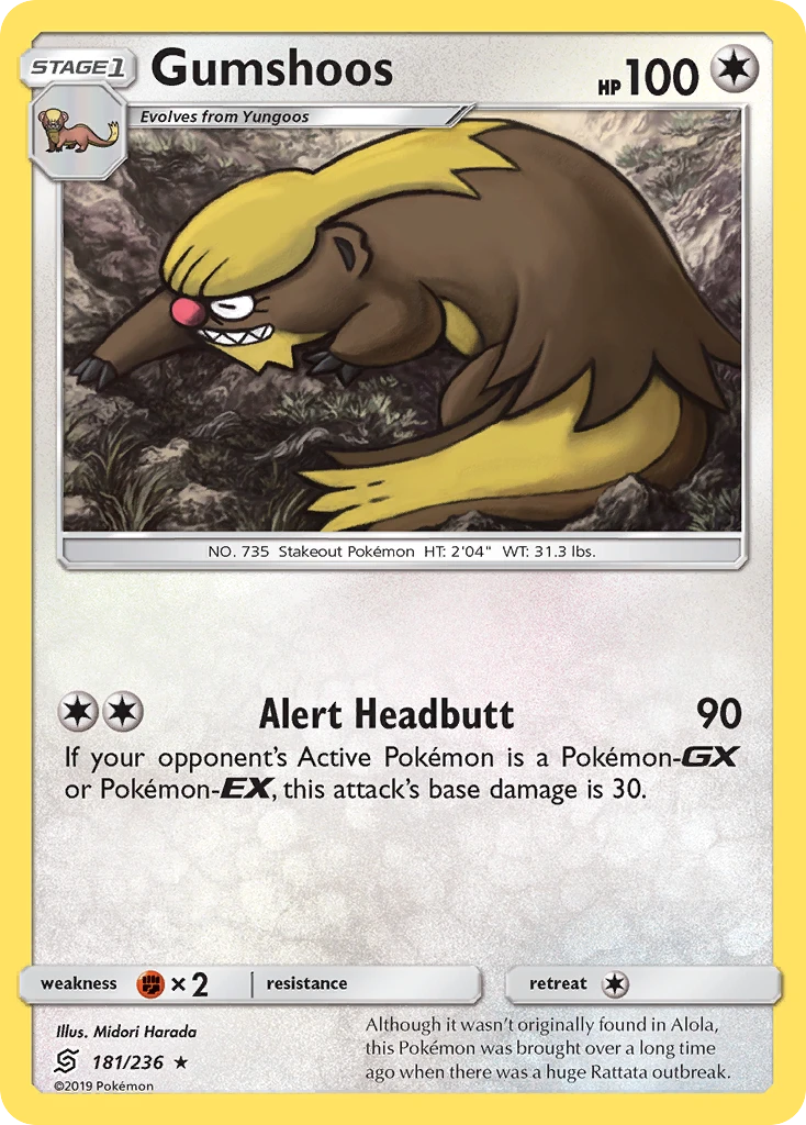 Gumshoos, 181/236